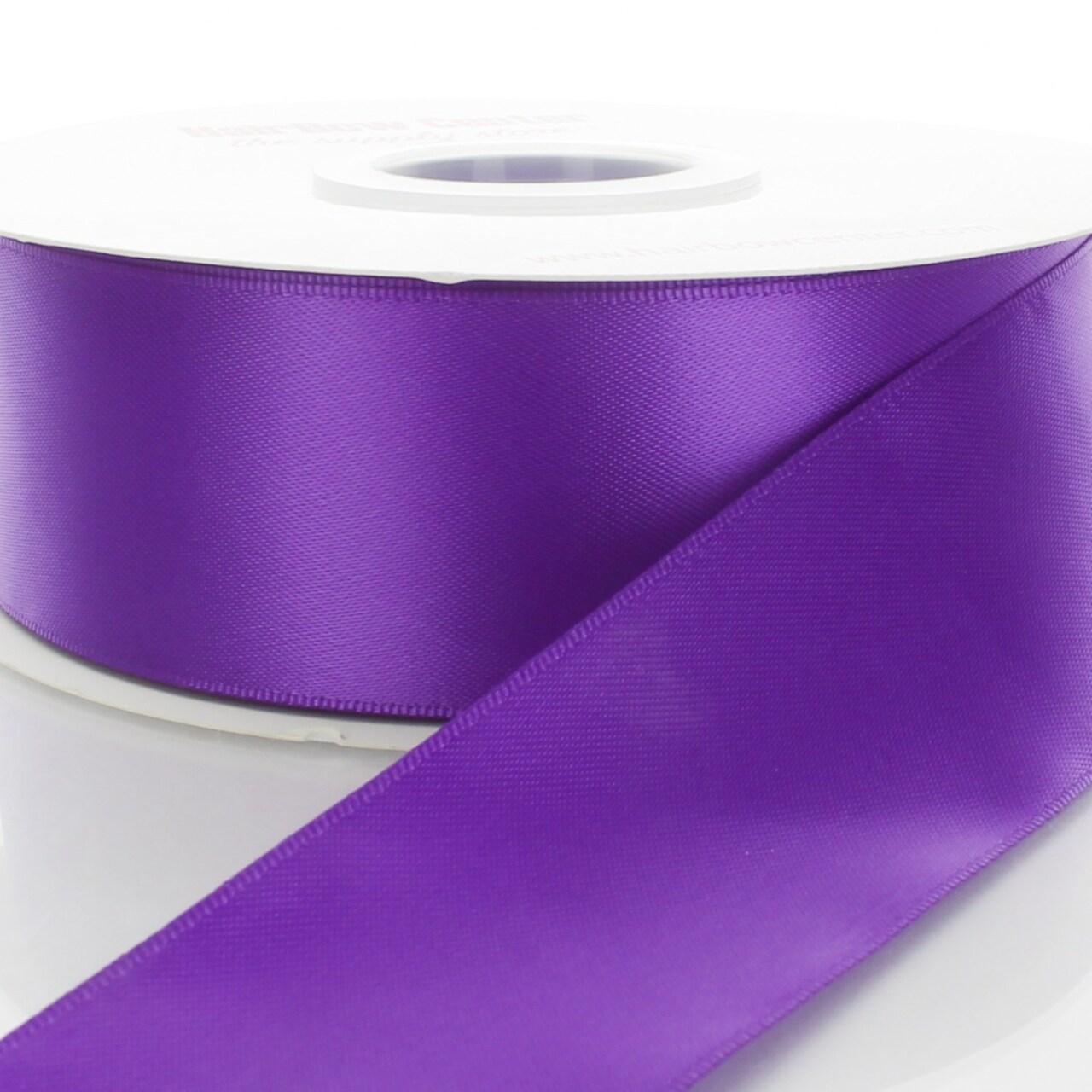 4&#x22; Double Faced Satin Ribbon 465 Purple 3yd